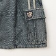 ポンポネットジュニア(pom ponette junior)の【のびのび】カットデニムカーゴショートパンツ20