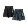 ポンポネットジュニア(pom ponette junior)の【のびのび】カットデニムカーゴショートパンツ24