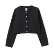 ポンポネットジュニア(pom ponette junior)の＊ニットジャケット ブラック(219)