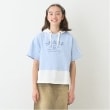 ポンポネットジュニア(pom ponette junior)の2WAYフェイクレイヤードパーカ1