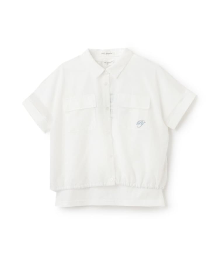 ポンポネットジュニア(pom ponette junior)の【ニコ☆プチ掲載】シアーシャツ＋ロゴTシャツセット6