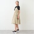 ポンポネットジュニア(pom ponette junior)のギャザーキャミワンピース+Tシャツセット1