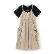 ポンポネットジュニア(pom ponette junior)のギャザーキャミワンピース+Tシャツセット5