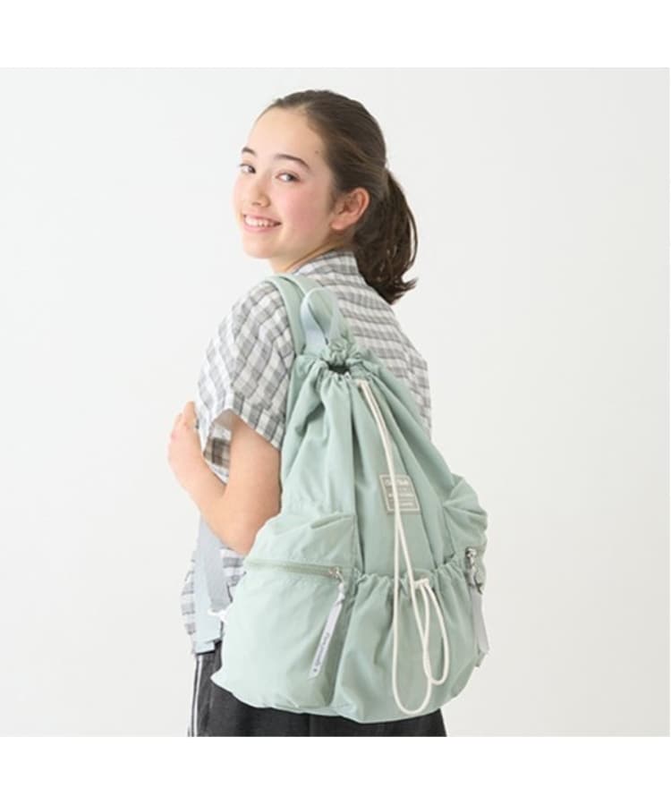 ポンポネットジュニア(pom ponette junior)の軽量・はっ水ナップサック1