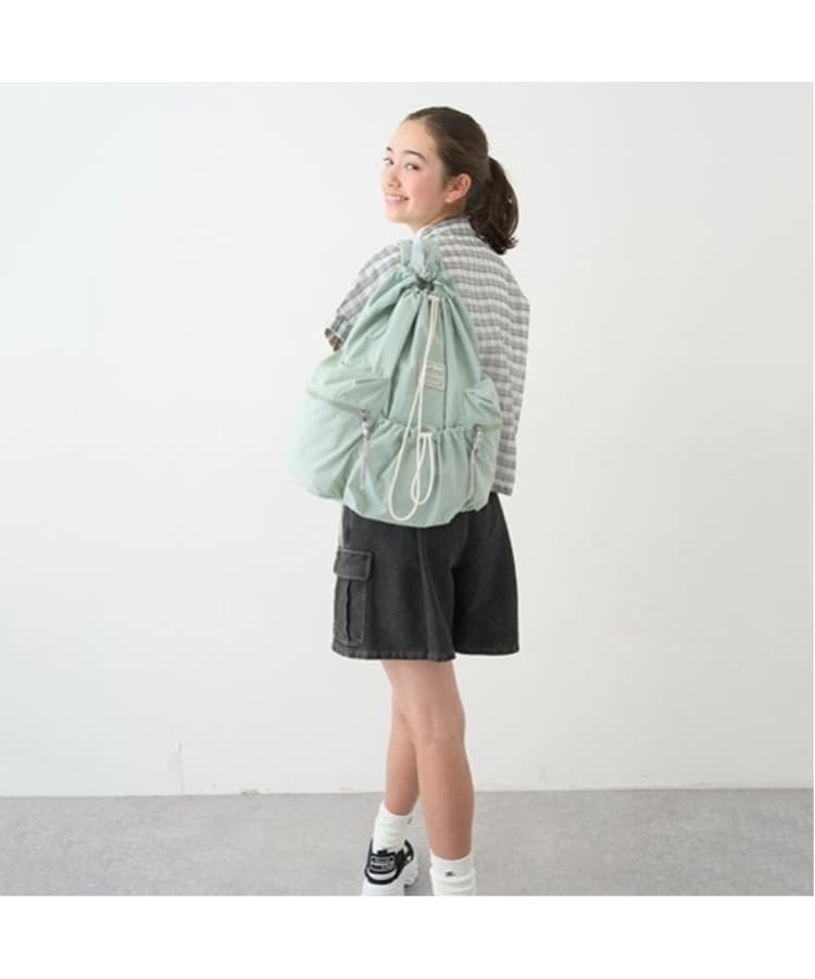 ポンポネットジュニア(pom ponette junior)の軽量・はっ水ナップサック2