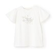 ポンポネットジュニア(pom ponette junior)のネックレス風刺しゅうフレアスリーブTシャツ11