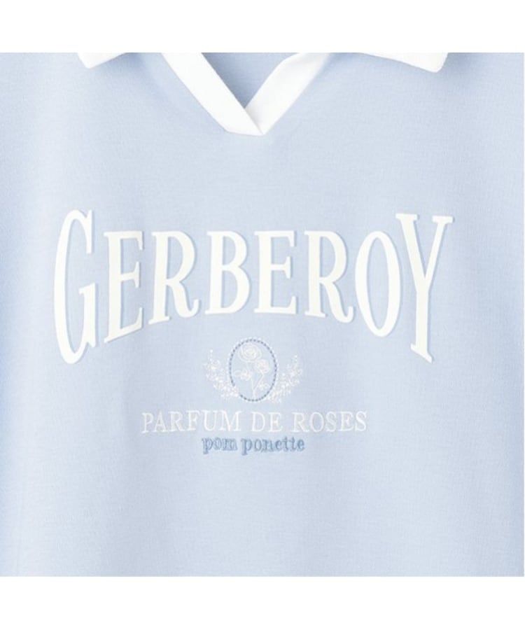 ポンポネットジュニア(pom ponette junior)のスキッパーロゴTシャツ3