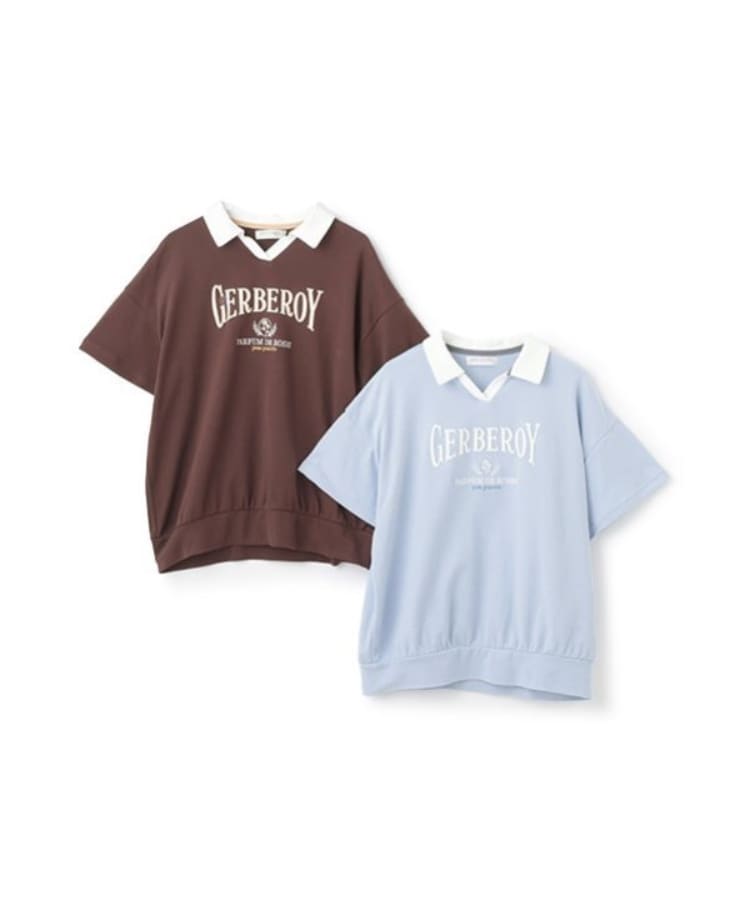 ポンポネットジュニア(pom ponette junior)のスキッパーロゴTシャツ8