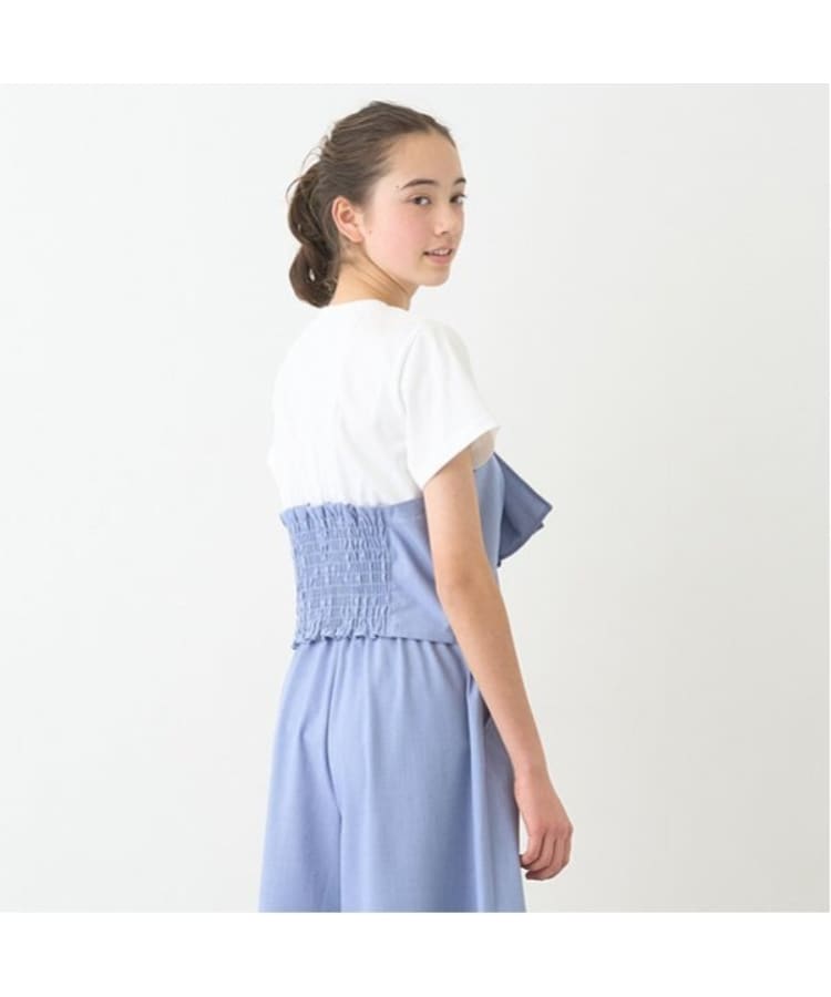 ポンポネットジュニア(pom ponette junior)の【ニコ☆プチ掲載】リボンビスチェTシャツ18