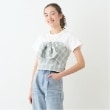 ポンポネットジュニア(pom ponette junior)の【ニコ☆プチ掲載】リボンビスチェTシャツ12