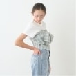 ポンポネットジュニア(pom ponette junior)の【ニコ☆プチ掲載】リボンビスチェTシャツ14