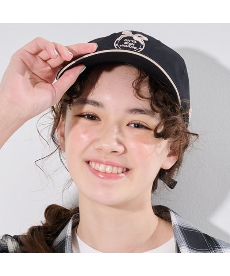 ポンポネットジュニア(pom ponette junior)のリボン刺しゅうCAP21