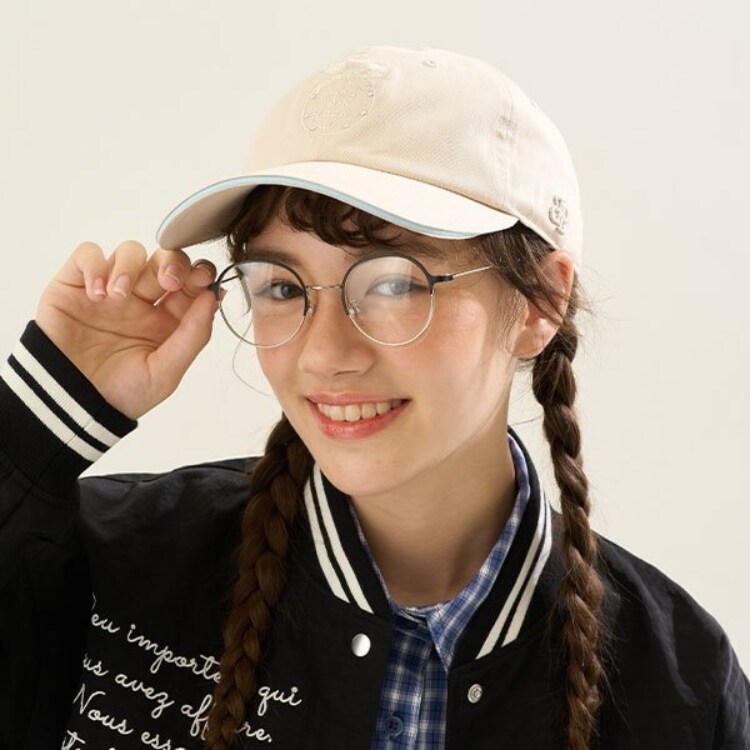 ポンポネットジュニア(pom ponette junior)のリボン刺しゅうCAP キャップ