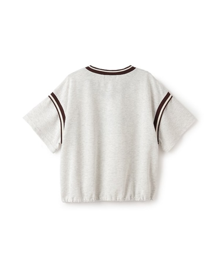 ポンポネットジュニア(pom ponette junior)の【ニコ☆プチ掲載】リブラインTシャツ10