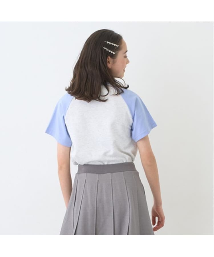 ポンポネットジュニア(pom ponette junior)の【ニコ☆プチ掲載】【防汚加工】ラグランTシャツ14