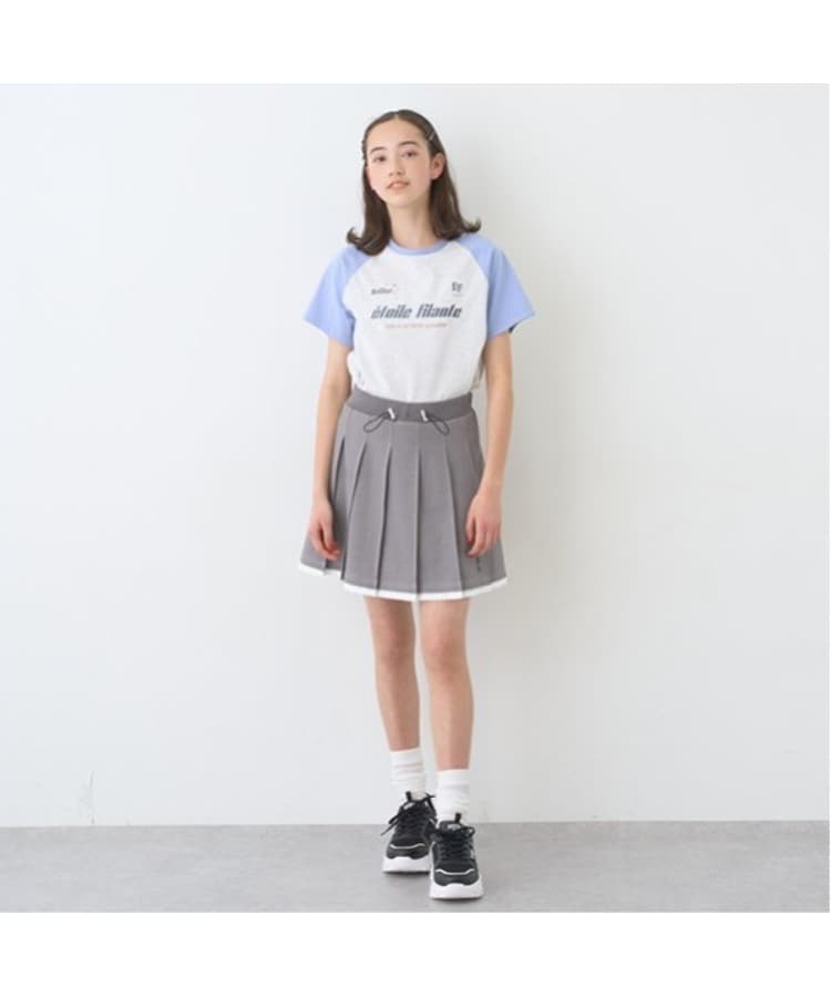ポンポネットジュニア(pom ponette junior)の【ニコ☆プチ掲載】【防汚加工】ラグランTシャツ16