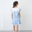 ポンポネットジュニア(pom ponette junior)の【Cuugal掲載】カットデニムプリーツスカパン16