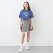 ポンポネットジュニア(pom ponette junior)の【Cuugal掲載】カットデニムプリーツスカパン18