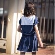 ポンポネットジュニア(pom ponette junior)の【Cuugal掲載】カットデニムプリーツスカパン25