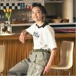 ポンポネットジュニア(pom ponette junior)の【防汚加工】スキッパー衿ロゴTシャツ22