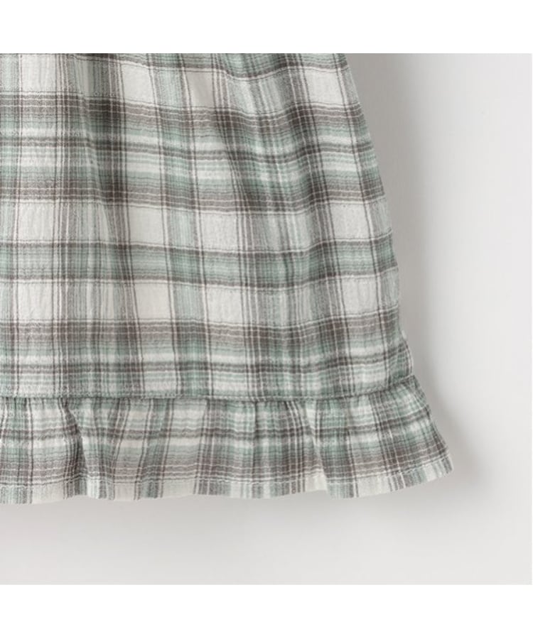 ポンポネットジュニア(pom ponette junior)の【機能素材】チェックビスチェ＋Tシャツセット6