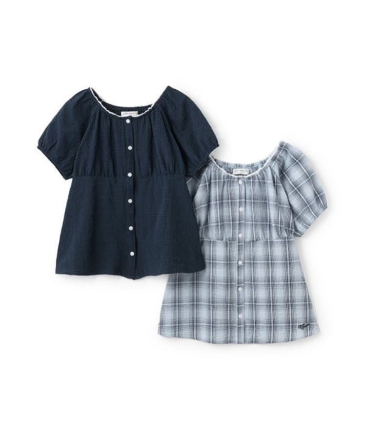 ポンポネットジュニア(pom ponette junior)の【Cuugal掲載】シャーリングブラウス8