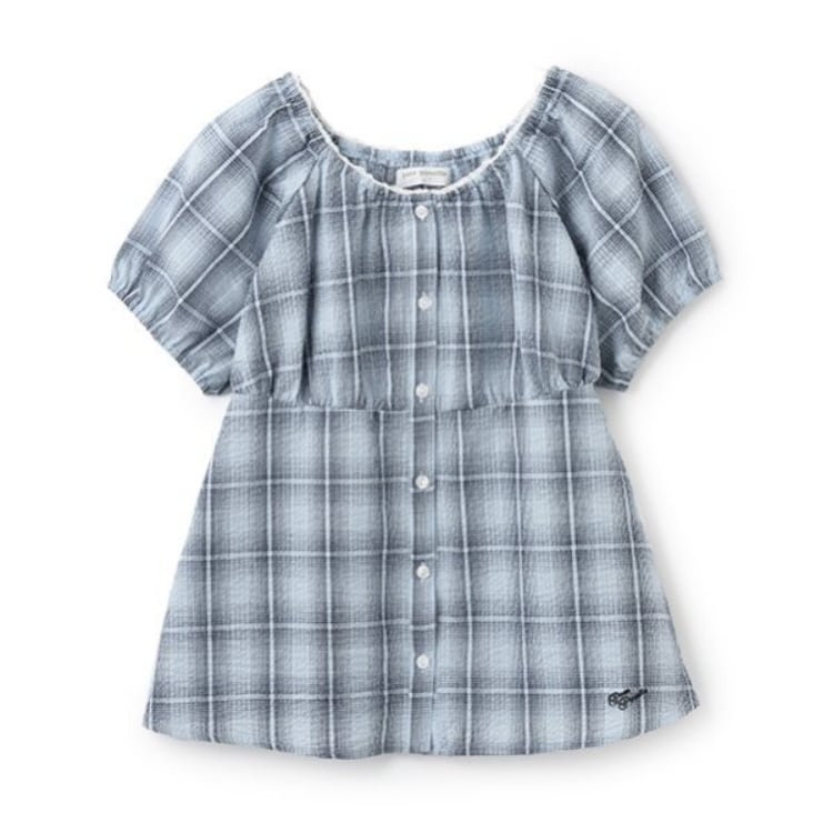 ポンポネットジュニア(pom ponette junior)の【Cuugal掲載】シャーリングブラウス シャツ・ブラウス