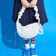 ポンポネットジュニア(pom ponette junior)のギャザーショルダーハーフムーンバッグ アイボリー(104)