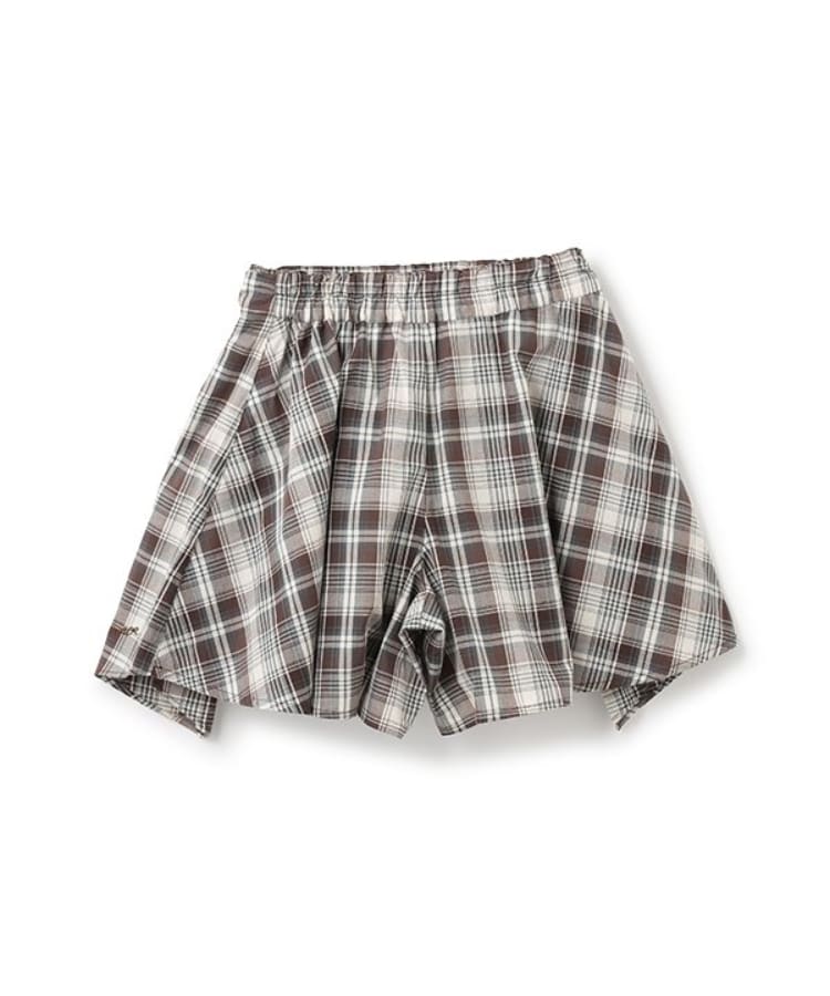 ポンポネットジュニア(pom ponette junior)のシャツ巻きチェックキュロット1