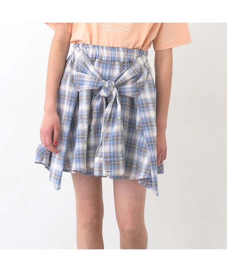 ポンポネットジュニア(pom ponette junior)のシャツ巻きチェックキュロット16