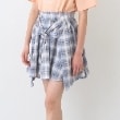 ポンポネットジュニア(pom ponette junior)のシャツ巻きチェックキュロット14