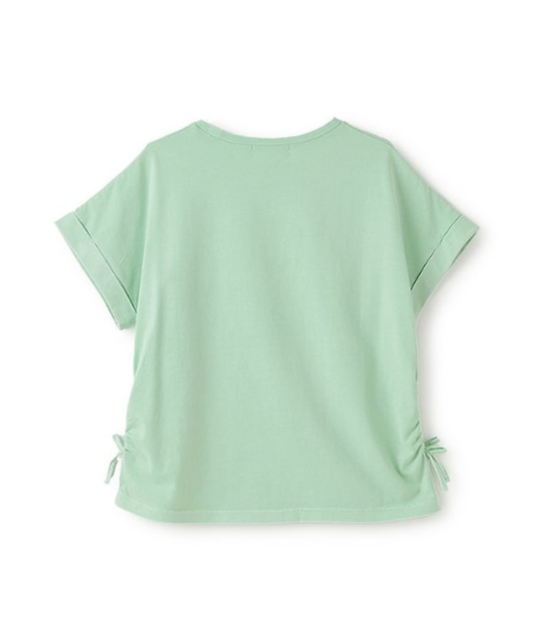 ポンポネットジュニア(pom ponette junior)のピグメント加工ロゴTシャツ1