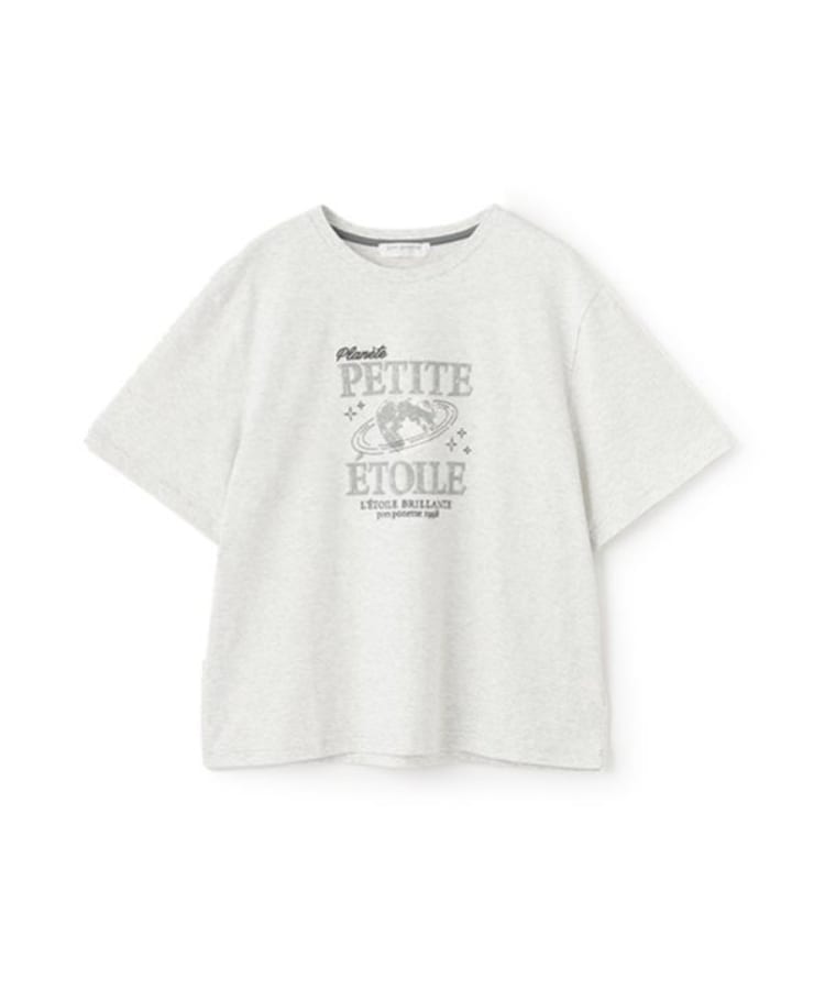 ポンポネットジュニア(pom ponette junior)の【防汚加工】かすれロゴTシャツ10