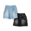 ポンポネットジュニア(pom ponette junior)の【のびのび】サスペンダー風カットデニムショーパン12