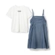 ポンポネットジュニア(pom ponette junior)の【Cuugal掲載】キャミワンピース＋Tシャツセット2