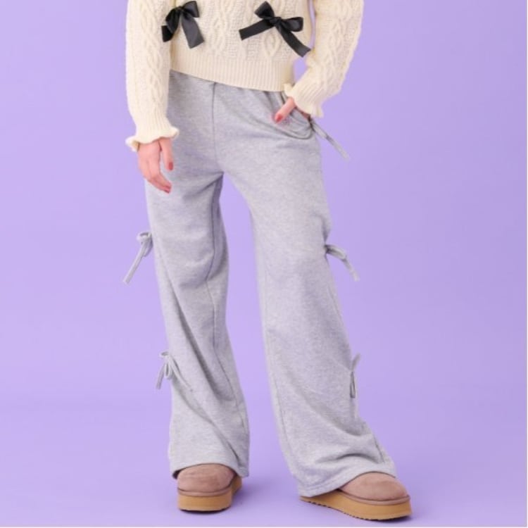 バイ ラビット(by LOVEiT)の脇リボンスエットパンツ その他