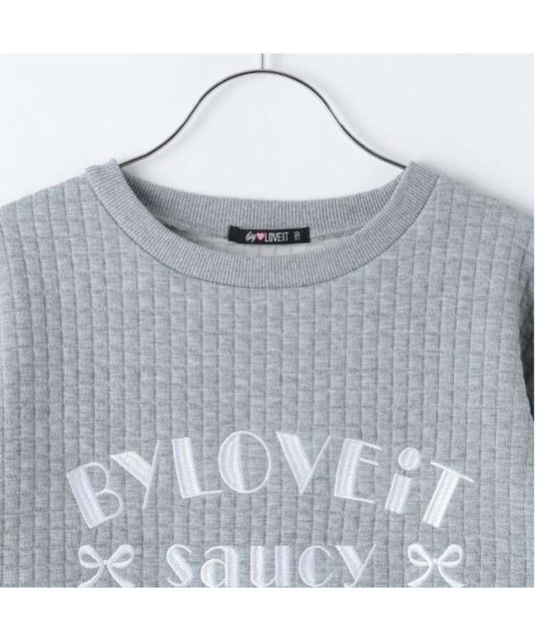 バイ ラビット(by LOVEiT)の裾ドロストプルオーバー3