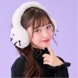 バイ ラビット(by LOVEiT)のリボンつきファーイヤマフ オフホワイト(003)