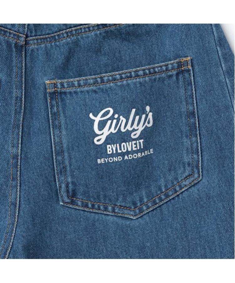 バイ ラビット(by LOVEiT)のサスペンダーつきデニムパンツ9