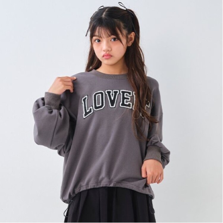 バイ ラビット(by LOVEiT)の裾ドローコードプルオーバー スウェット・トレーナー