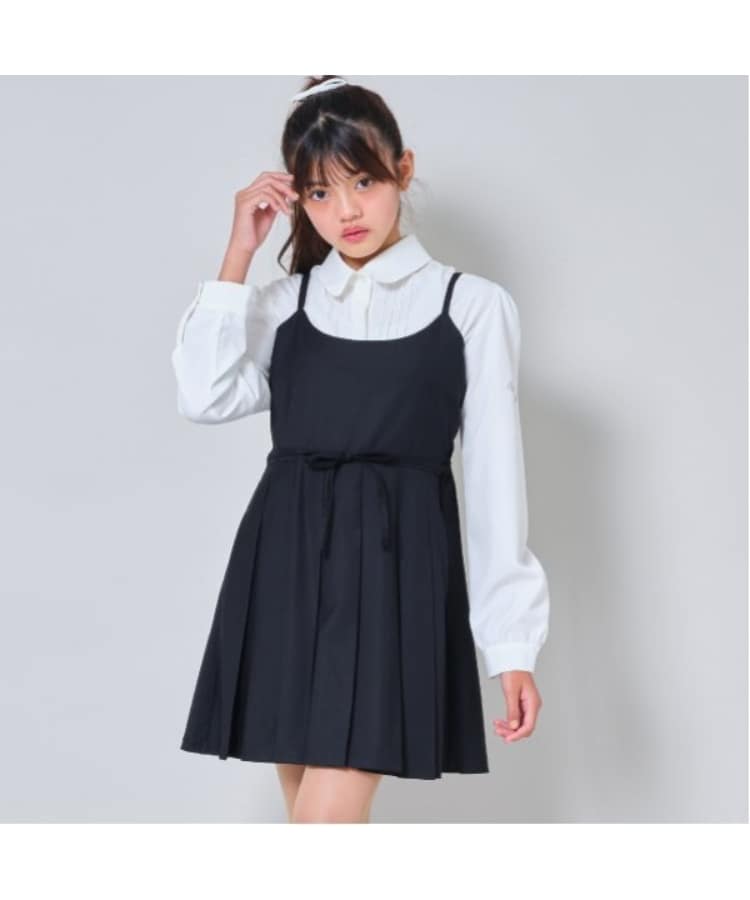 バイ ラビット(by LOVEiT)のベルトつきキャミワンピース ブラック(219)