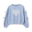 バイ ラビット(by LOVEiT)のボアハートプルオーバー ブルー(091)