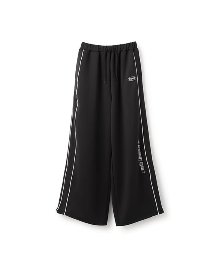 バイ ラビット(by LOVEiT)のバックロゴパンツ ブラック(219)