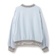 バイ ラビット(by LOVEiT)のラインリブVネックプルオーバー1