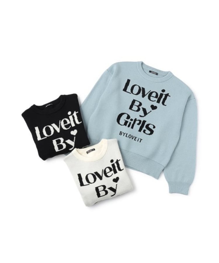 バイ ラビット(by LOVEiT)のロゴジャカードニット6