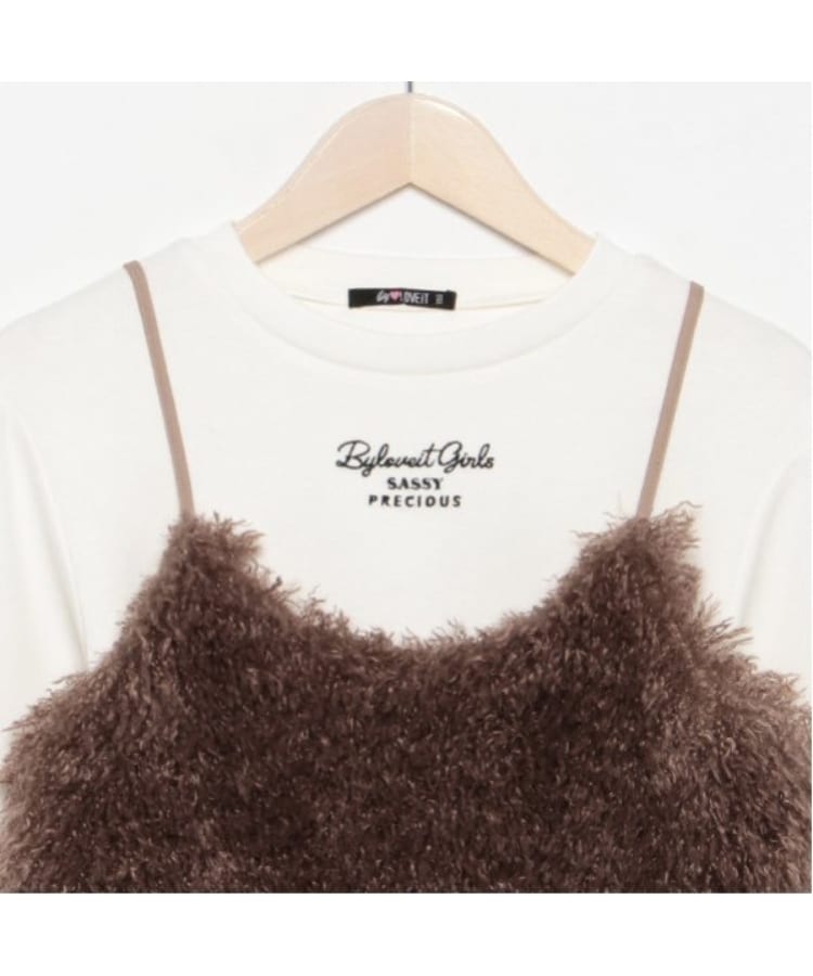 バイ ラビット(by LOVEiT)のフェイクラムビスチェTシャツセット8