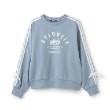 バイ ラビット(by LOVEiT)の袖テーププルオーバー サックスブルー(090)