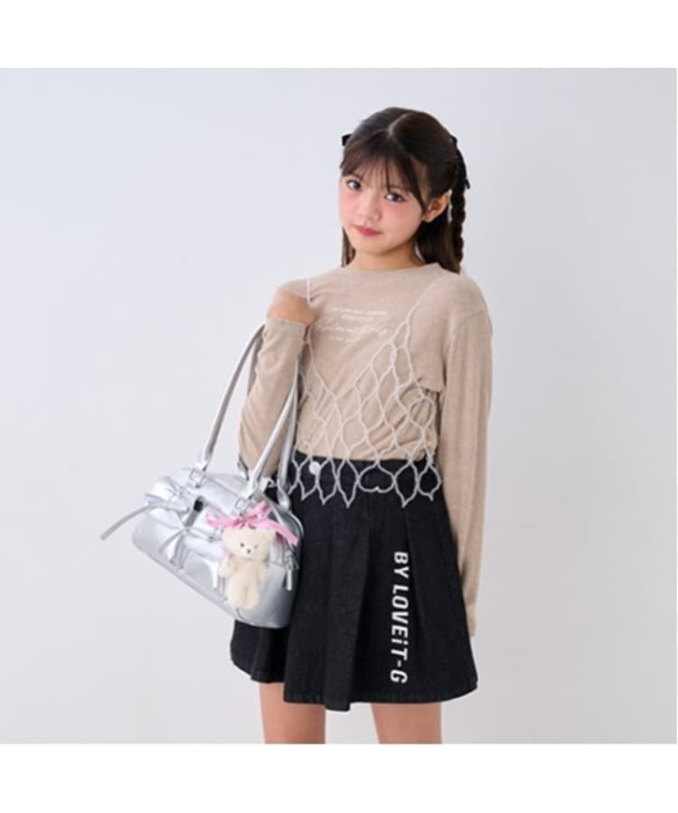 バイ ラビット(by LOVEiT)のラップつき風デニムパンツ13