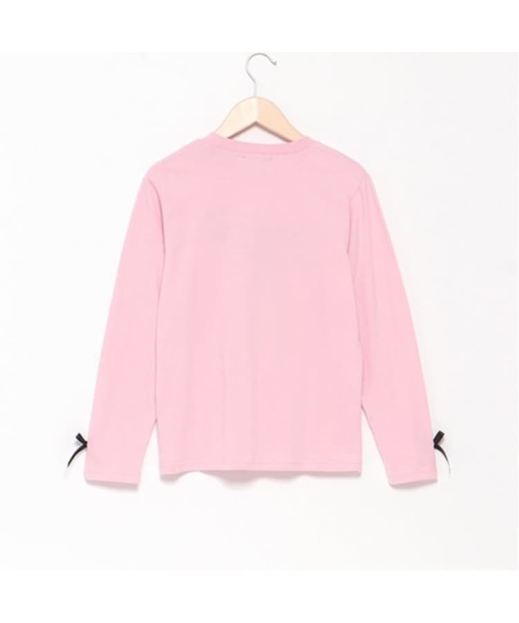 バイ ラビット(by LOVEiT)のリボンロゴロングTシャツ1