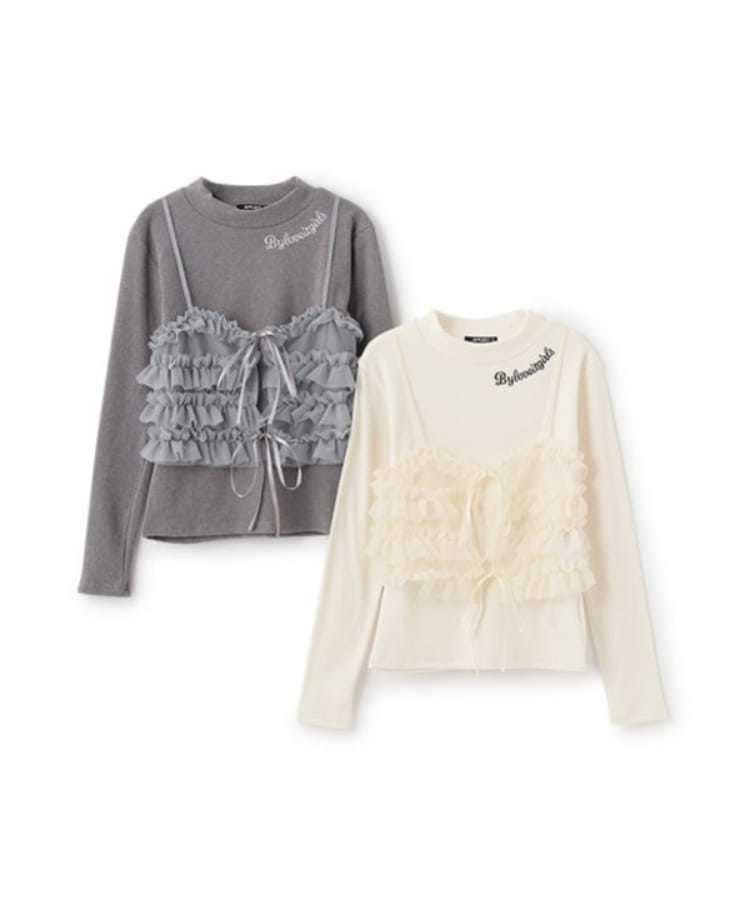 バイ ラビット(by LOVEiT)のキャミつきロングTシャツ10